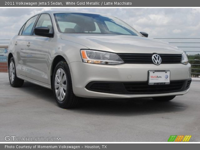 2011 Volkswagen Jetta S Sedan in White Gold Metallic