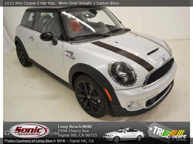 2013 Mini Cooper S Hardtop in White Silver Metallic