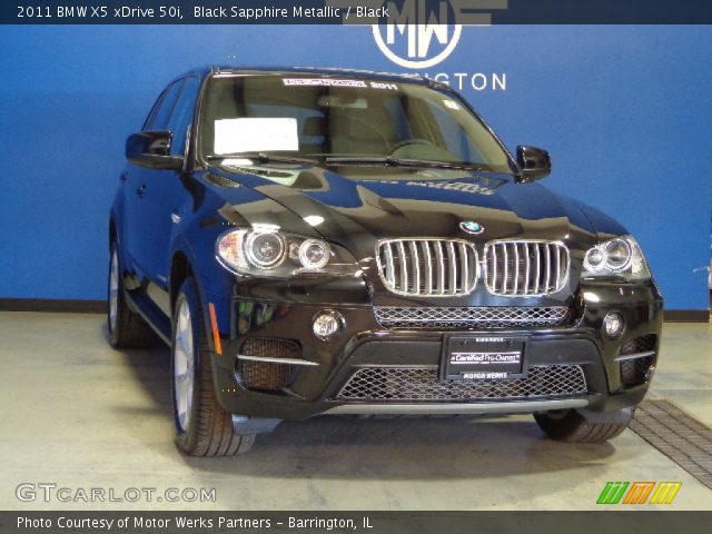 2011 BMW X5 xDrive 50i in Black Sapphire Metallic