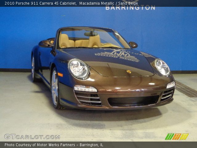 2010 Porsche 911 Carrera 4S Cabriolet in Macadamia Metallic