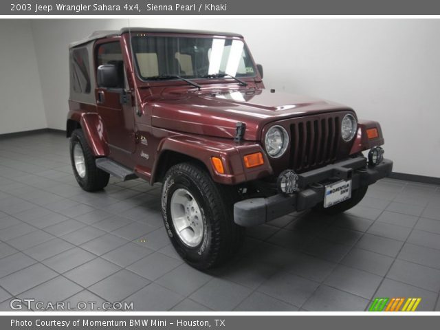 2003 Jeep Wrangler Sahara 4x4 in Sienna Pearl