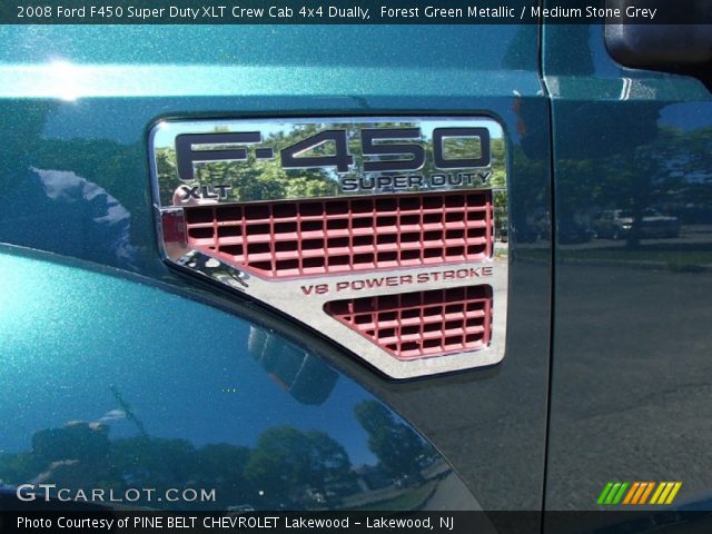 2008 Ford F450 Super Duty XLT Crew Cab 4x4 Dually in Forest Green Metallic