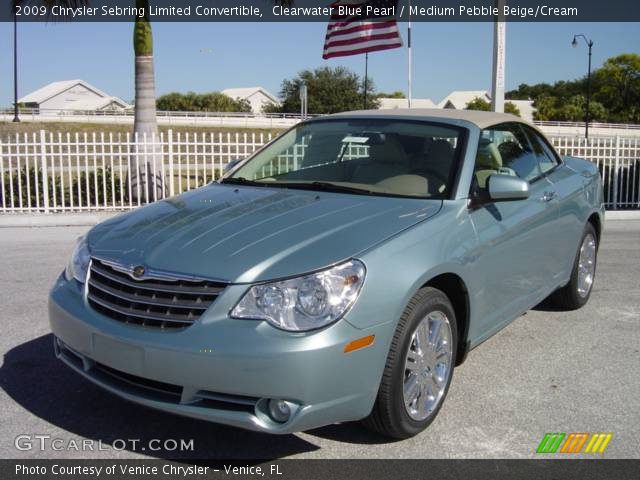 2009 Chrysler Sebring Limited Convertible in Clearwater Blue Pearl