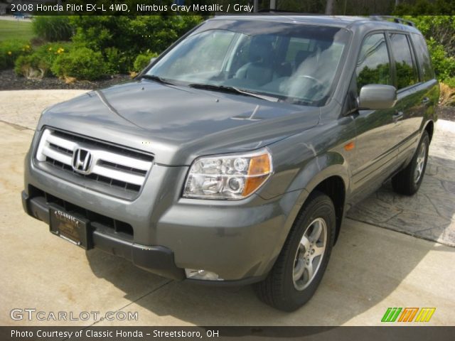 2008 Honda Pilot EX-L 4WD in Nimbus Gray Metallic