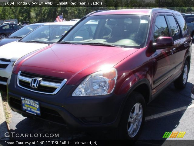 2004 Honda CR-V EX 4WD in Chianti Red Pearl