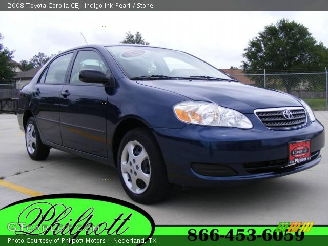 2008 Toyota Corolla CE in Indigo Ink Pearl