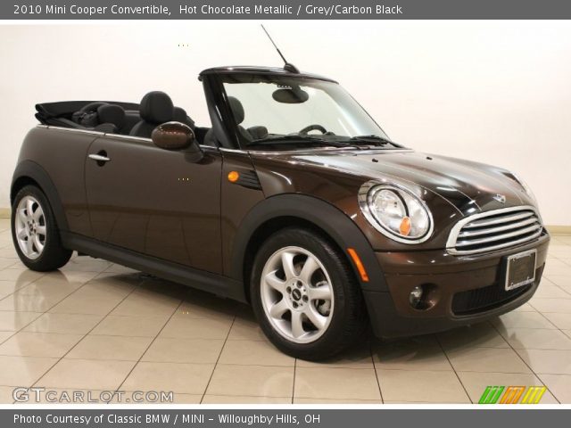 2010 Mini Cooper Convertible in Hot Chocolate Metallic