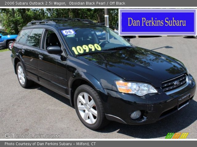 2006 Subaru Outback 2.5i Wagon in Obsidian Black Pearl
