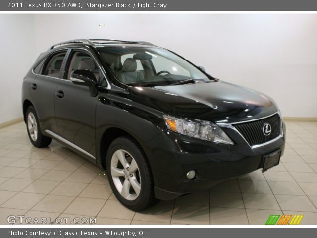 2011 Lexus RX 350 AWD in Stargazer Black