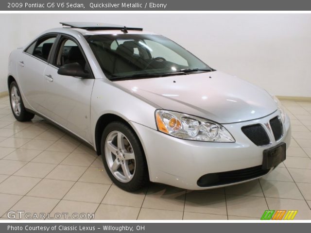 2009 Pontiac G6 V6 Sedan in Quicksilver Metallic