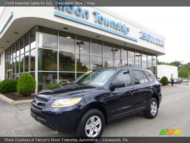 2009 Hyundai Santa Fe GLS in Deepwater Blue