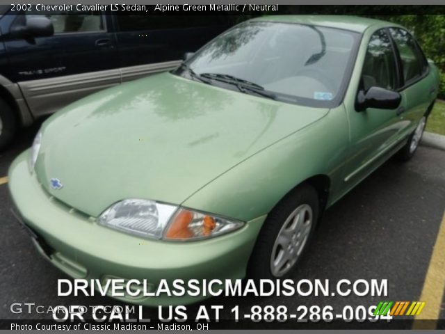 2002 Chevrolet Cavalier LS Sedan in Alpine Green Metallic
