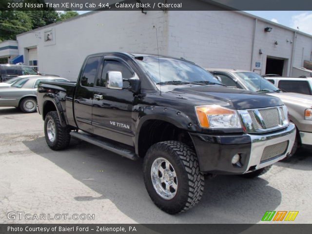 2008 Nissan Titan XE King Cab 4x4 in Galaxy Black