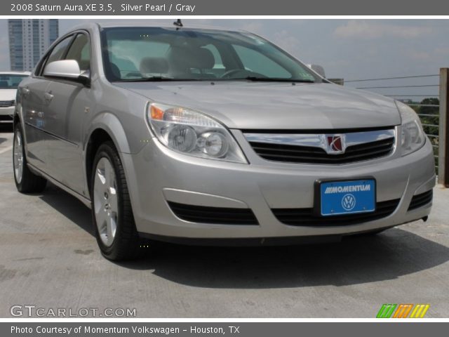 2008 Saturn Aura XE 3.5 in Silver Pearl