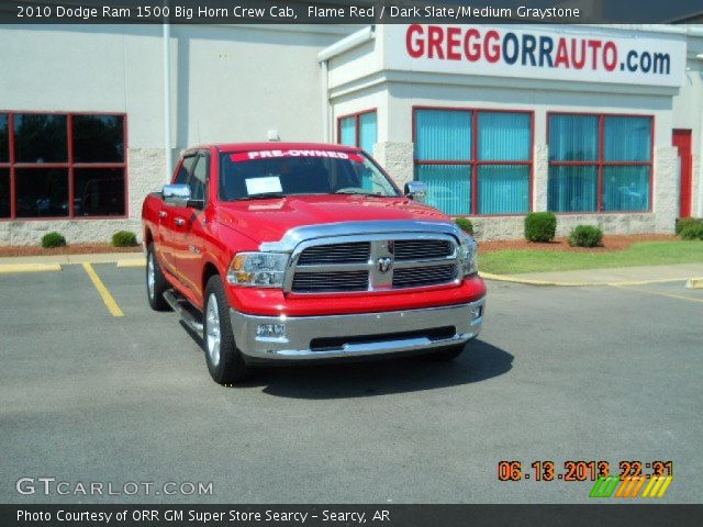 2010 Dodge Ram 1500 Big Horn Crew Cab in Flame Red