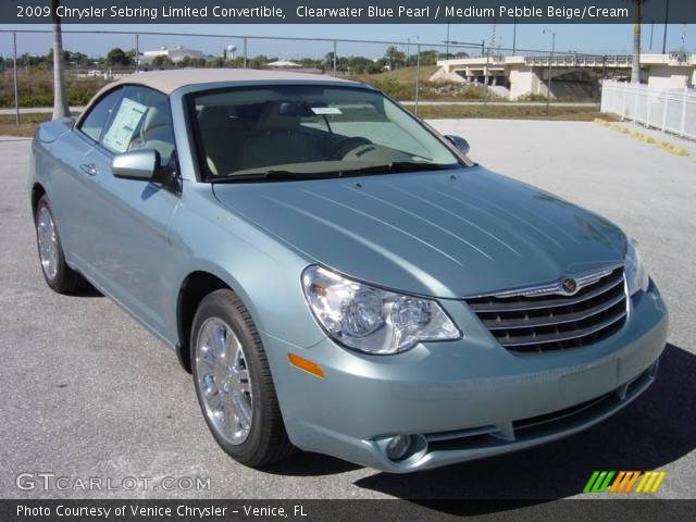 2009 Chrysler Sebring Limited Convertible in Clearwater Blue Pearl