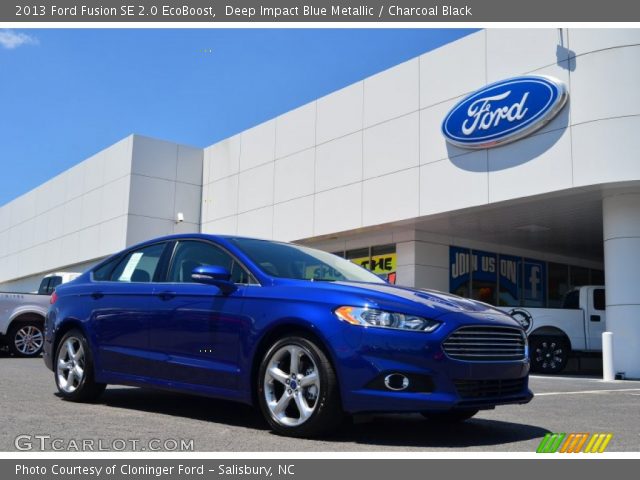 2013 Ford Fusion SE 2.0 EcoBoost in Deep Impact Blue Metallic