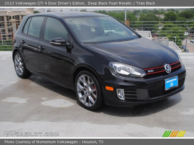 2013 Volkswagen GTI 4 Door Driver's Edition in Deep Black Pearl Metallic