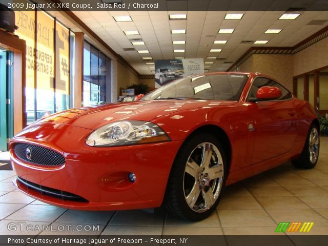 2009 Jaguar XK XK8 Coupe in Salsa Red