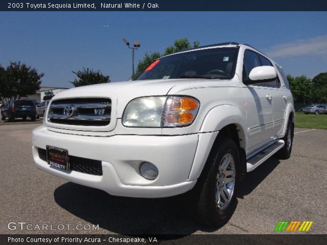 2003 Toyota Sequoia Limited in Natural White