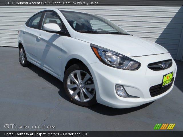 2013 Hyundai Accent GLS 4 Door in Century White