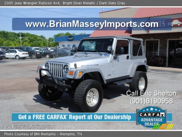 2005 Jeep Wrangler Rubicon 4x4 in Bright Silver Metallic