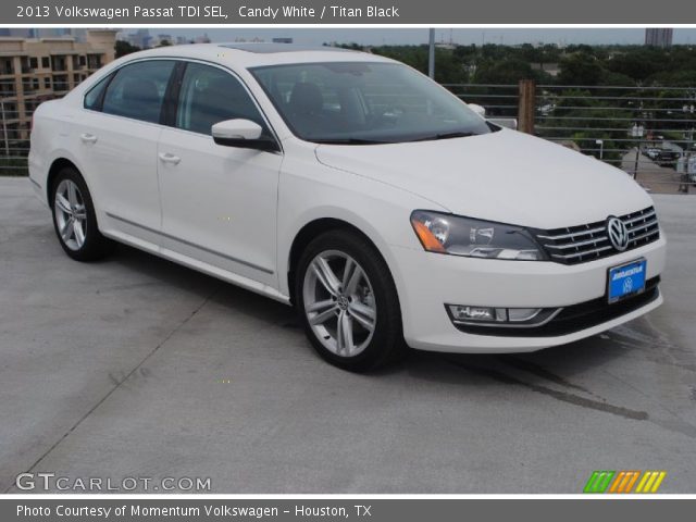 2013 Volkswagen Passat TDI SEL in Candy White