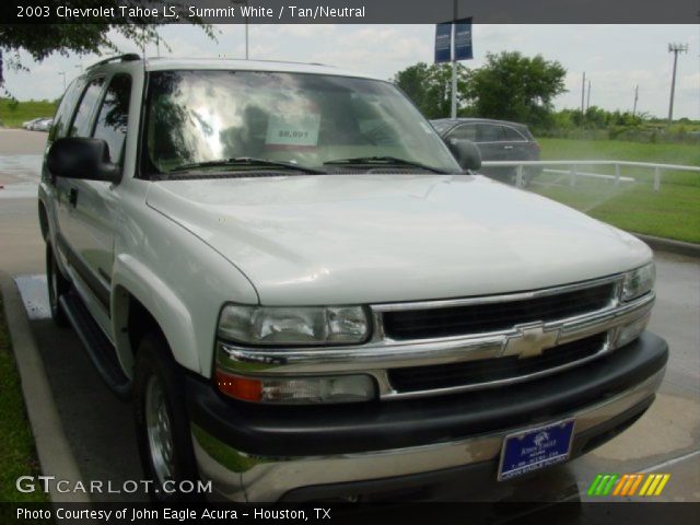 2003 Chevrolet Tahoe LS in Summit White