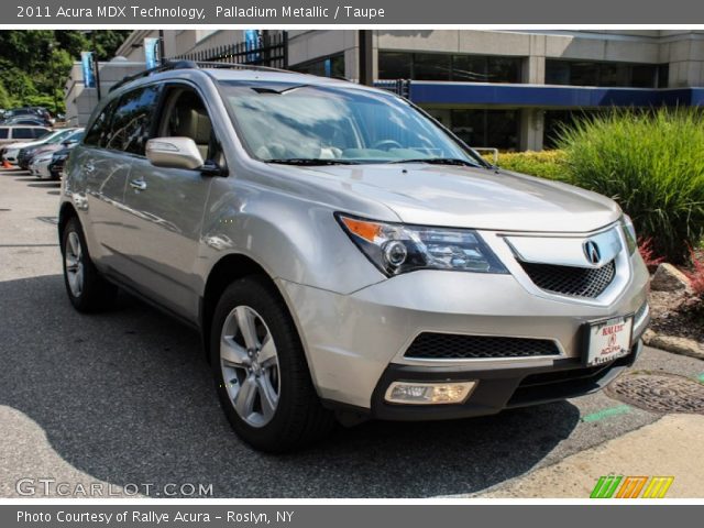 2011 Acura MDX Technology in Palladium Metallic