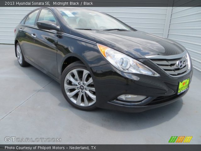 2013 Hyundai Sonata SE in Midnight Black
