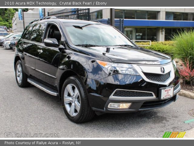 2010 Acura MDX Technology in Crystal Black Pearl