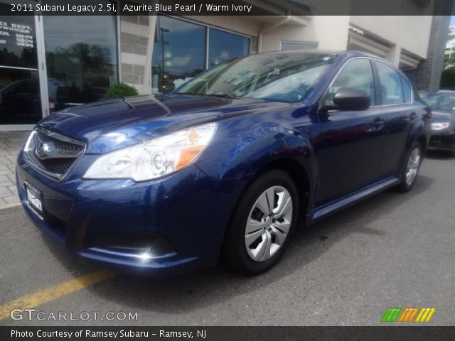 2011 Subaru Legacy 2.5i in Azurite Blue Pearl
