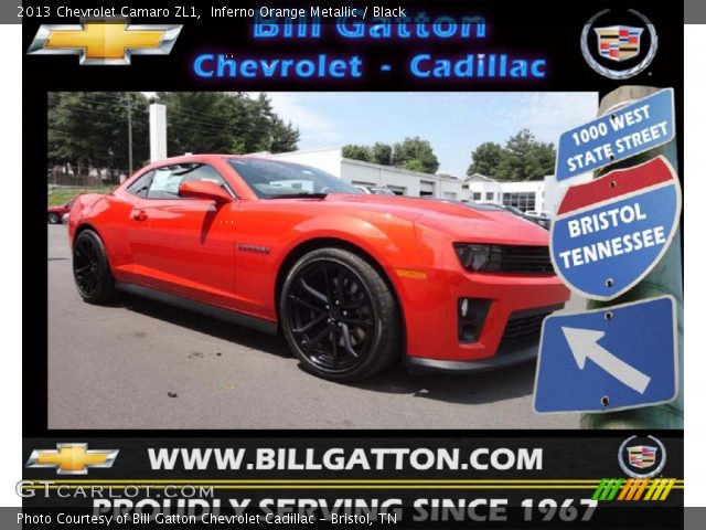 2013 Chevrolet Camaro ZL1 in Inferno Orange Metallic