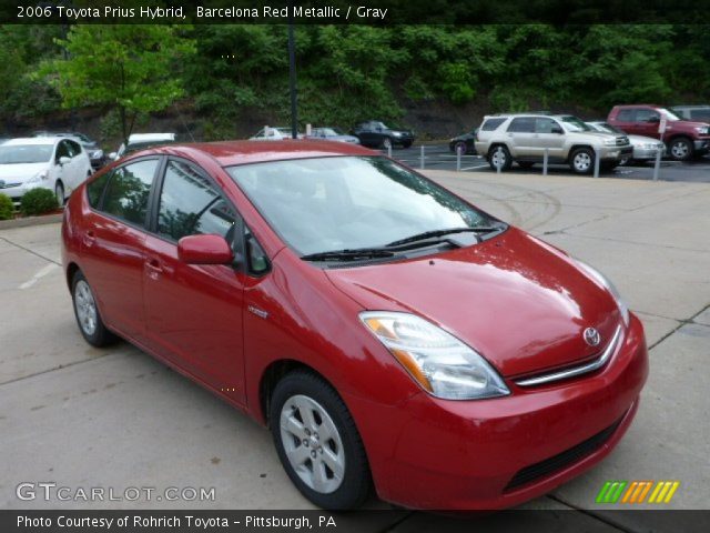 2006 Toyota Prius Hybrid in Barcelona Red Metallic
