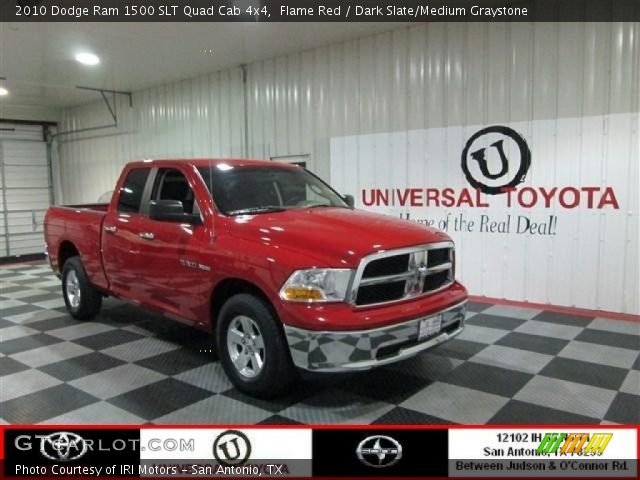 2010 Dodge Ram 1500 SLT Quad Cab 4x4 in Flame Red