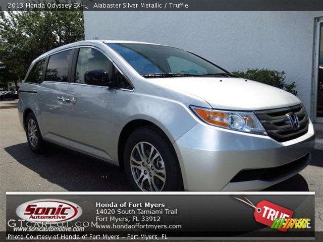 2013 Honda Odyssey EX-L in Alabaster Silver Metallic