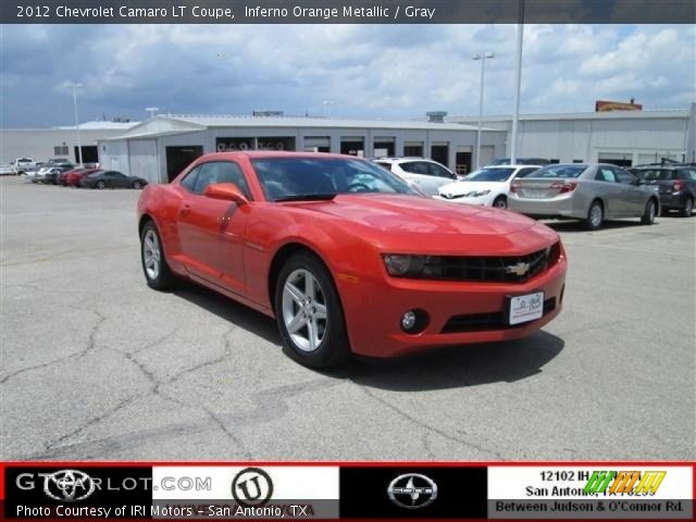 2012 Chevrolet Camaro LT Coupe in Inferno Orange Metallic