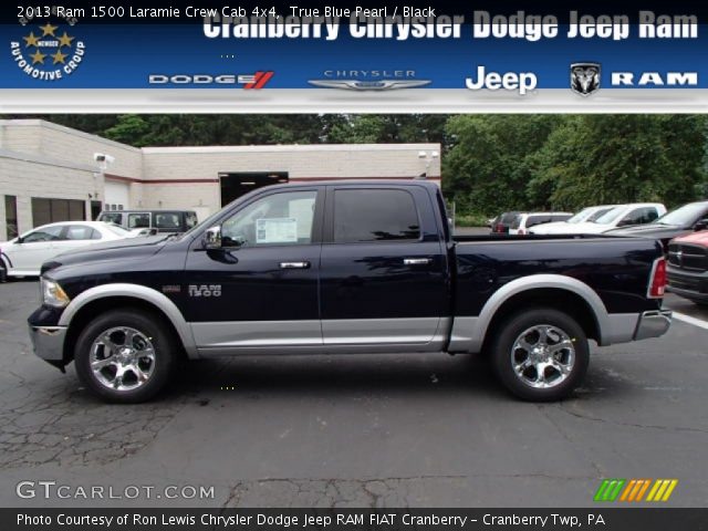 2013 Ram 1500 Laramie Crew Cab 4x4 in True Blue Pearl