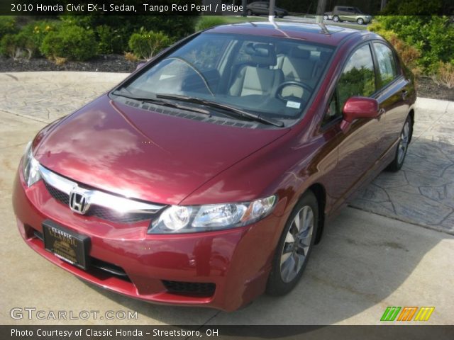 2010 Honda Civic EX-L Sedan in Tango Red Pearl
