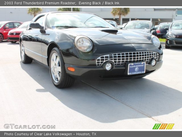2003 Ford Thunderbird Premium Roadster in Evening Black