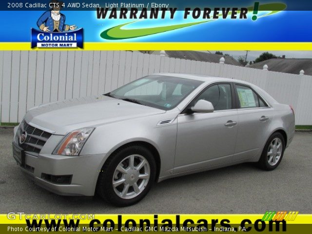 2008 Cadillac CTS 4 AWD Sedan in Light Platinum