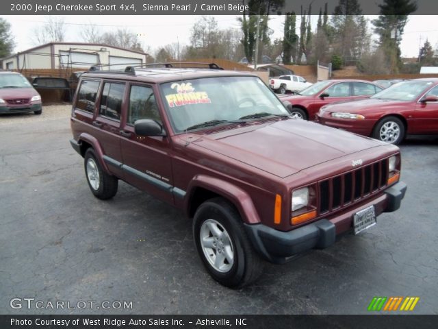 2000 Jeep Cherokee Sport 4x4 in Sienna Pearl