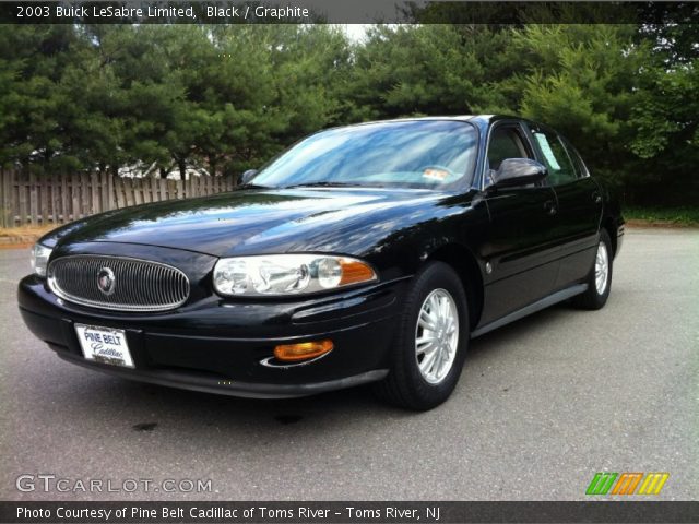 Black 2003 Buick Lesabre Limited Graphite Interior