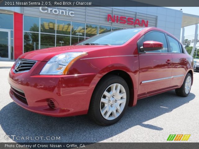 2011 Nissan Sentra 2.0 S in Red Brick