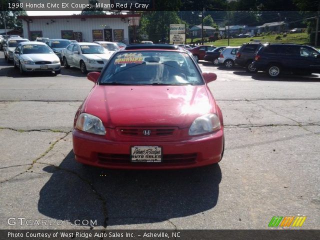 1998 Honda Civic EX Coupe in Milano Red