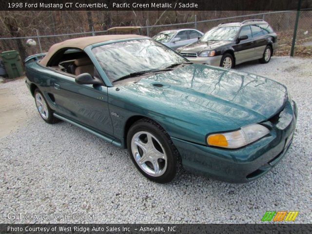 1998 Ford Mustang GT Convertible in Pacific Green Metallic