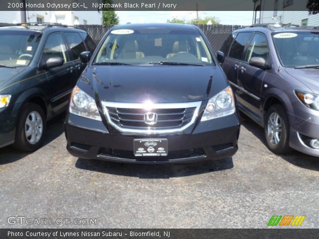 2008 Honda Odyssey EX-L in Nighthawk Black Pearl