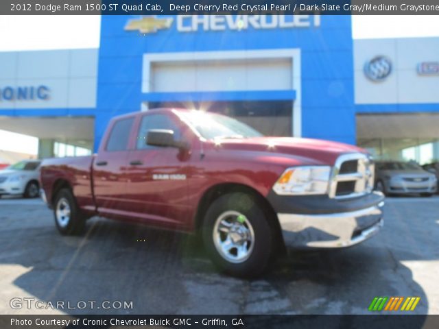 2012 Dodge Ram 1500 ST Quad Cab in Deep Cherry Red Crystal Pearl
