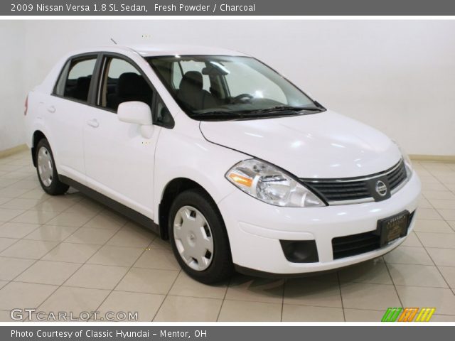 2009 Nissan Versa 1.8 SL Sedan in Fresh Powder