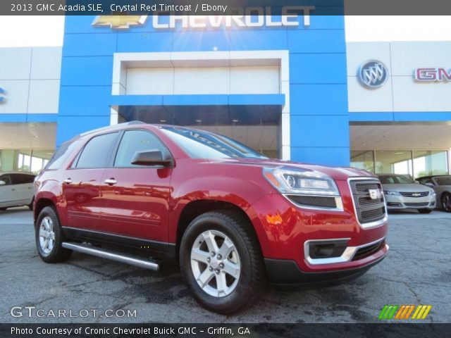 2013 GMC Acadia SLE in Crystal Red Tintcoat